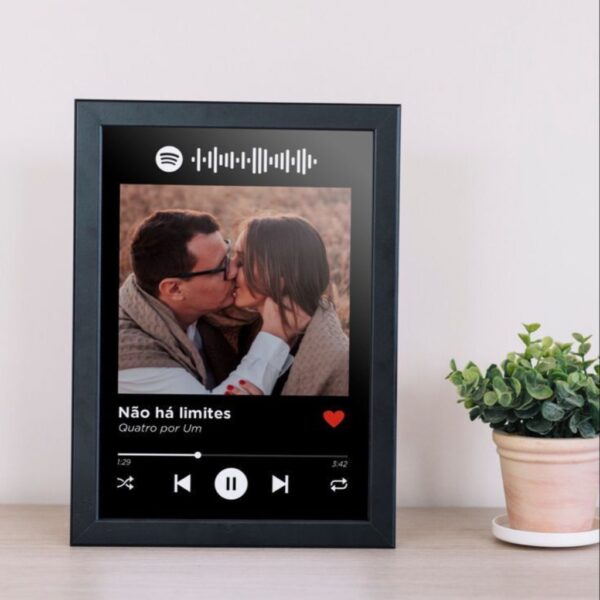 Quadro Spotify Personalizado